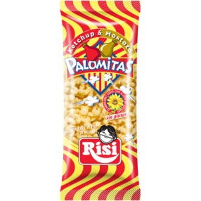 RISI Palomitas ketchup&mostaza sin gluten bolsa 100 grs